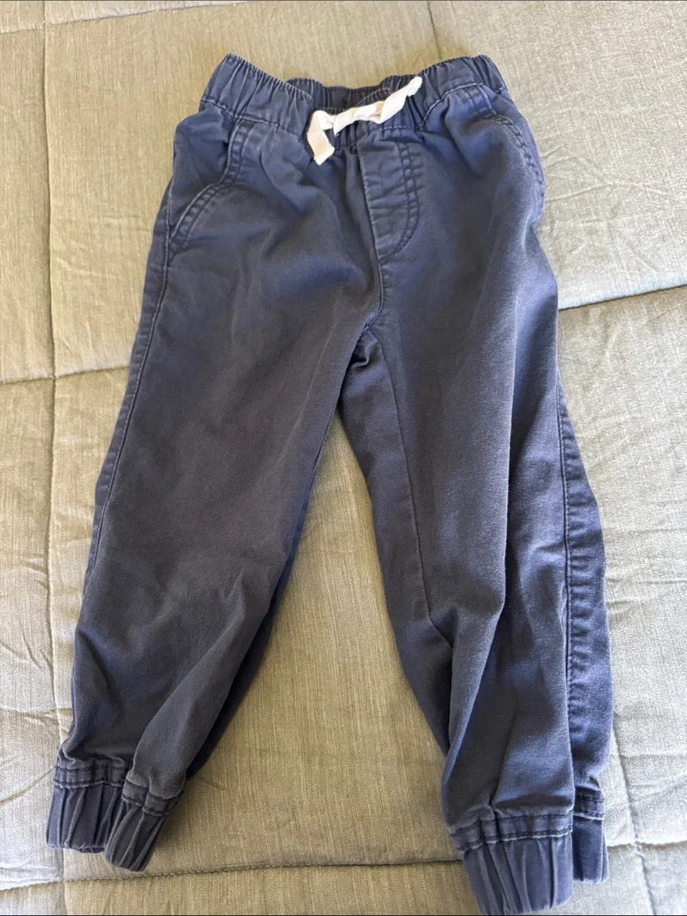 GAP Kids Navy and Khaki Pull-On Joggers - 2 Pack (2 yrs old)